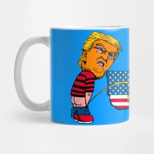 Trump Pissing Mug